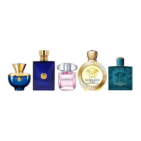 versace perfume miniatures collection price|versace mini aftershave set.